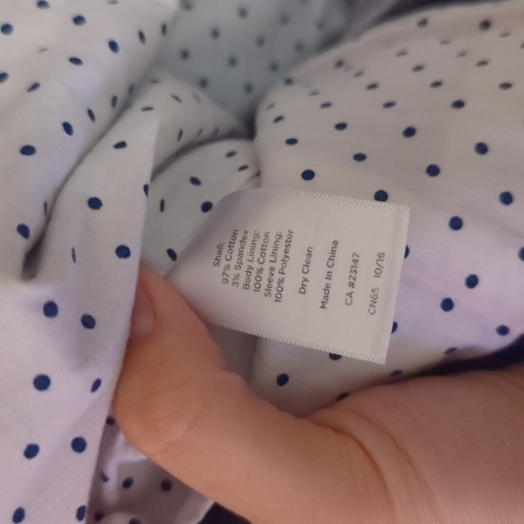 Talbots Black Academia Professional Two Button Blazer Size 8 - Picture 8 of 8